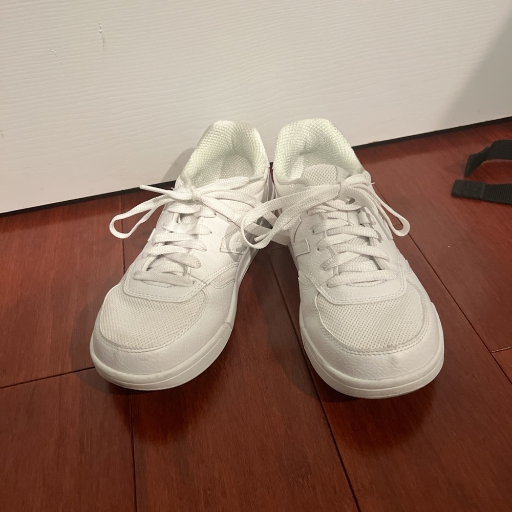 White New Balance sneakers